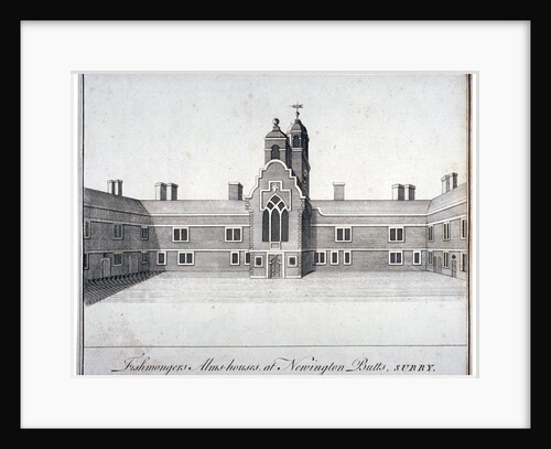 Fishmongers' Almshouses at St Peter's Hospital, Newington Butts, Southwark, London by Anonymous