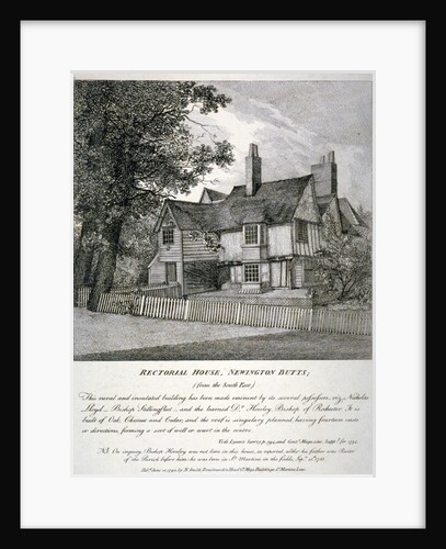 The Rector's House on Newington Butts in Southwark, London by Anonymous