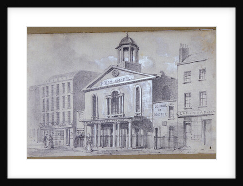 Percy Chapel, Charlotte Street, Fitzroy Square, London by Anonymous