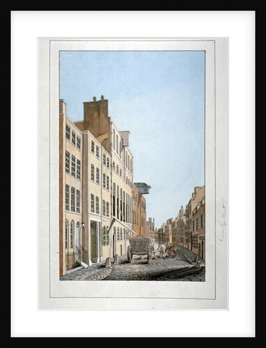 View of Meux's Brewery and a horse and cart in Clerkenwell Road, Finsbury, London by Anonymous