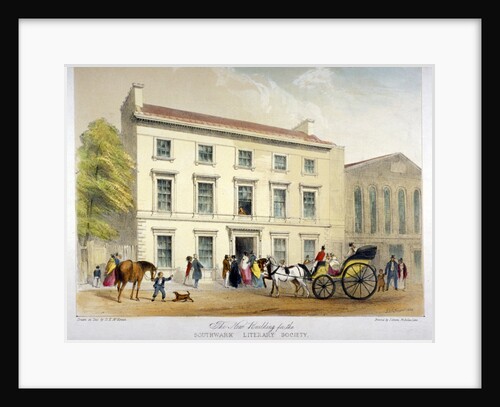 Literary Society building on Borough Road, Southwark, London by D McKewan