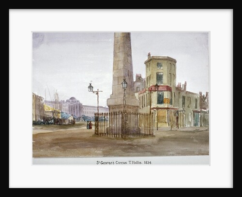 St George's Circus, Southwark, London by Thomas Hollis