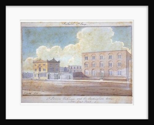St Saviour's workhouse and the Rockingham Arms Inn, New Kent Road, Southwark, London by G Yates