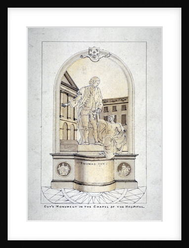Sir Thomas Guy's monument in Guy's Hospital chapel, Southwark, London by Anonymous