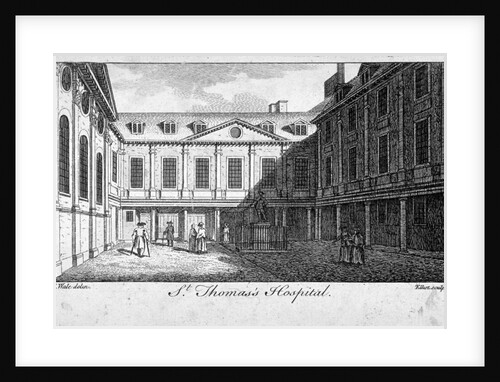 Middle court of St Thomas's Hospital, Southwark, London by William Elliot
