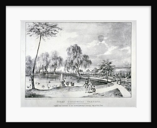 Surrey Zoological Gardens, Southwark, London by F Alvey