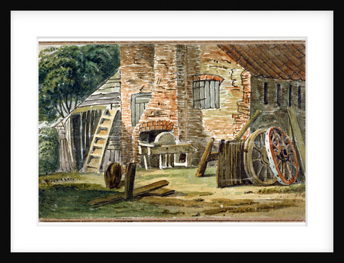 A wheelwright's shop in East Street, opposite to West Street, Southwark, London by Anonymous