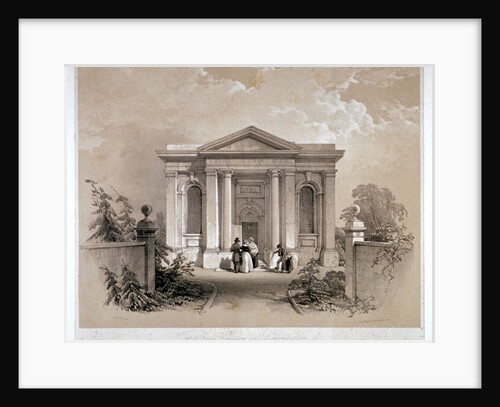 View of Sutherland Chapel, Walworth, Southwark, London by George Hawkins