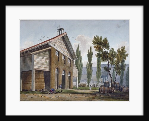 Beaufoy's Vinegar Works on the site of Cuper's Gardens, Lambeth, London by George Shepherd