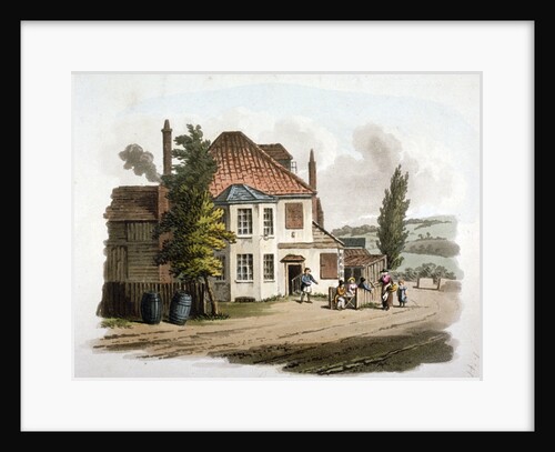 The Farthing Pie House Inn on St Marylebone New Road, London by William Pickett