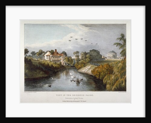 View in Regent's Park, St Marylebone, London by Thomas Mann Baynes