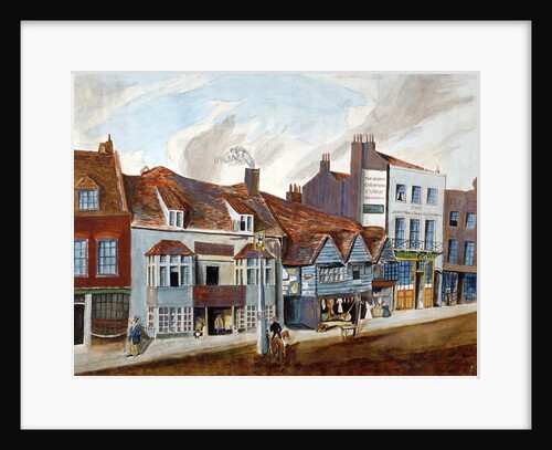 The George Tavern and shop fronts, Newington Butts, Southwark, London by Anonymous
