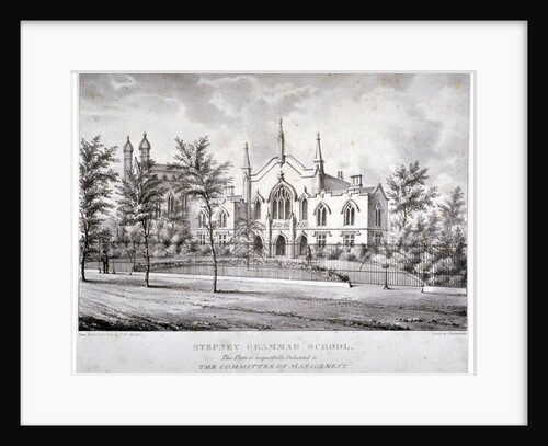 Stepney Grammar School, Stepney, London by Charles Joseph Hullmandel