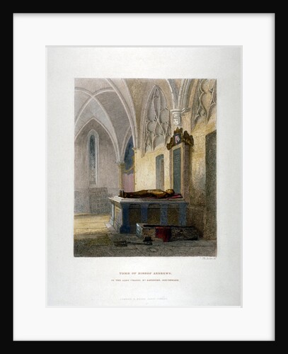 Tomb of Lancelot Andrews in the Lady Chapel, St Saviour's Church, Southwark, London by John Wykeham Archer