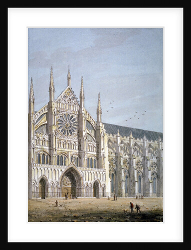 North door of Westminster Abbey, London by George Shepherd