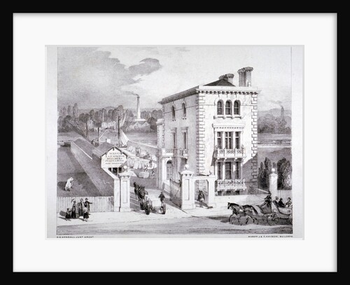 Buckingham Palace Road, Westminster, London by Charles Joseph Hullmandel