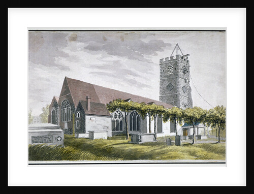 North-east view of All Saints Church, Fulham, London by Anonymous