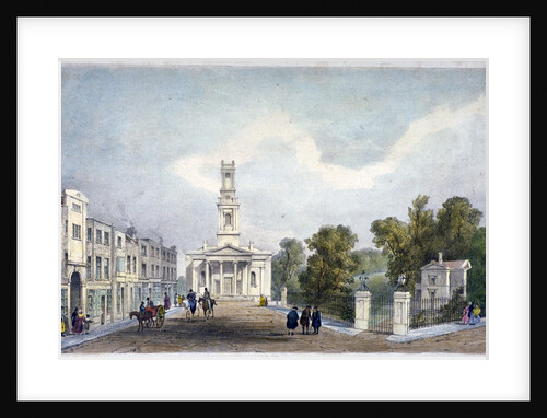 St Mary's Church and Croom's Hill, Greenwich, London by Anonymous
