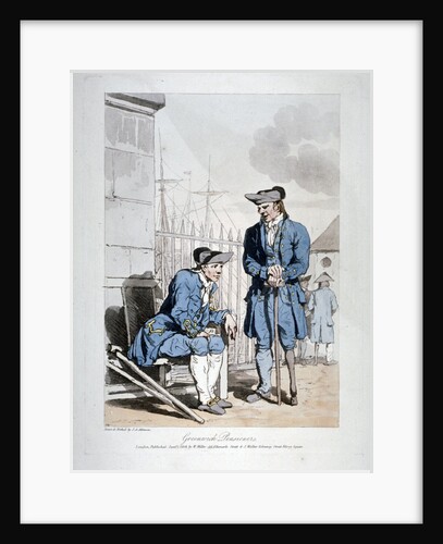 Greenwich Pensioners by John Augustus Atkinson