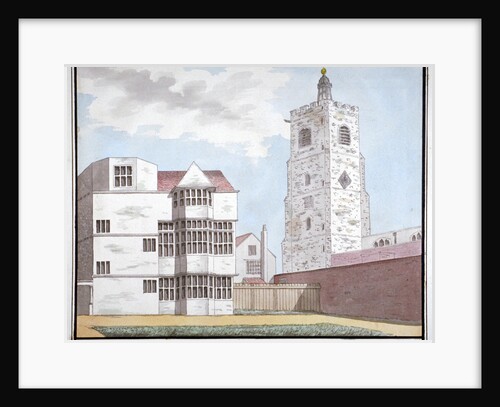 An ancient mansion near the church, Hackney, London by Anonymous