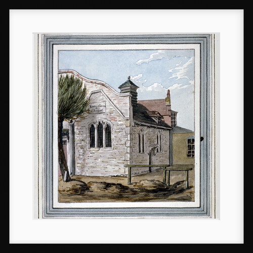 View of Kingsland Chapel, Kingsland Road, Hackney, London by Anonymous