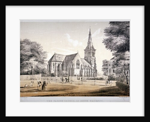 The Church of St John of Jerusalem, Hackney, London by CJ Greenwood