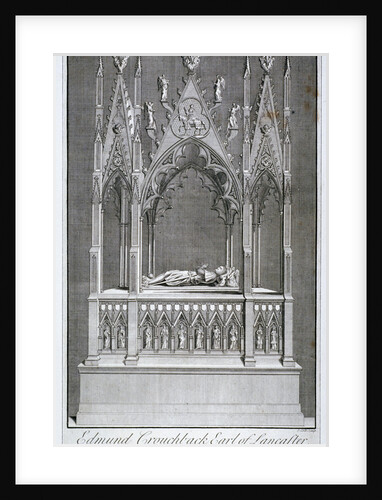 Monument to Edmund Crouchback, Earl of Lancaster, Westminster Abbey, London by James Cole