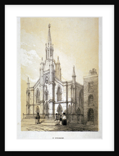 Church of St Stephen, Portland Town, St Pancras, London by Anonymous
