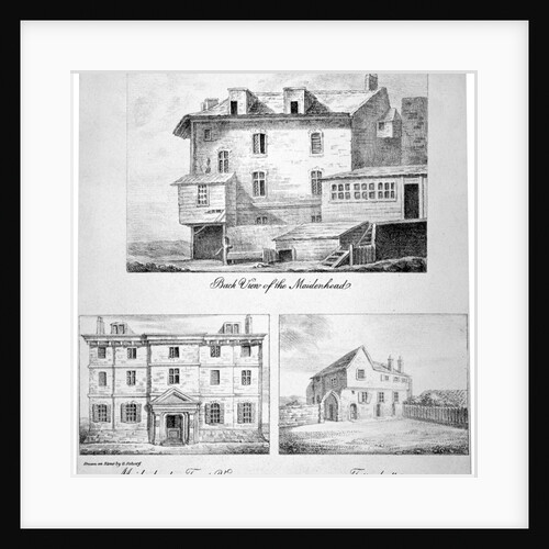 Three views of Toten Hall, Tottenham Court Road, St Pancras, London by Anonymous