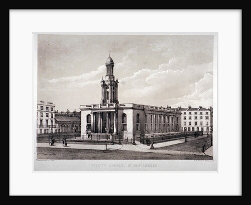 Trinity Church, Euston Road, St Pancras, London by J Laver