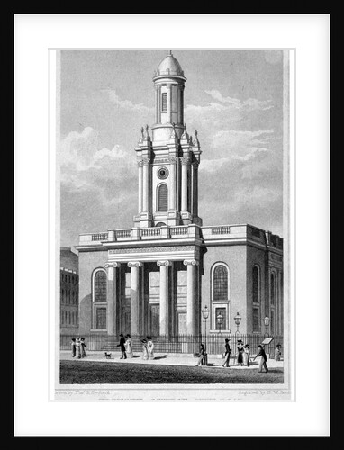 Trinity Church, Euston Road, St Pancras, London by Thomas Hosmer Shepherd