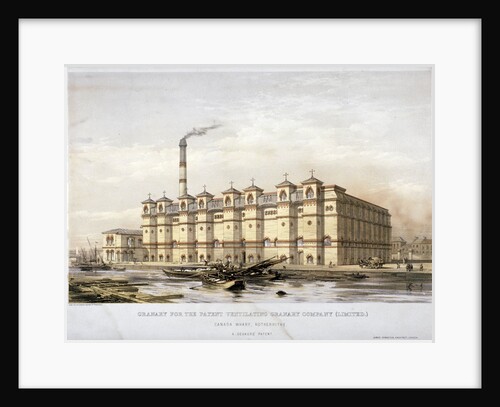 Granary on Canada Wharf, Rotherhithe, London by Kell Brothers