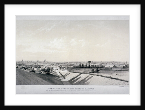 London and Croydon Railway, New Cross, Deptford, London by Edward Duncan
