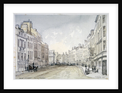 Bow Street, Westminster, London by Thomas Colman Dibdin
