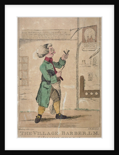 The village barber by James Bretherton