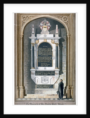 Monument to Sir Thomas Spert in St Dunstan's church, Stepney, London by George Hawkins