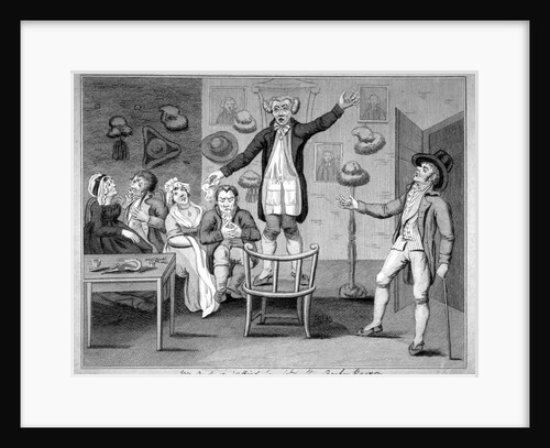 Mr Anderson (of Bride Lane, City) the barber parson by Anonymous