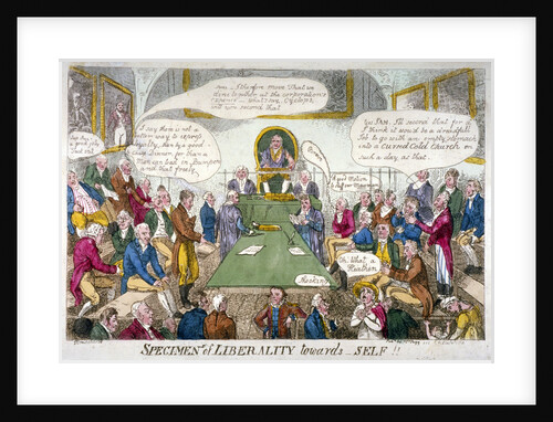 Specimens of Liberality towards Self!! by Anonymous