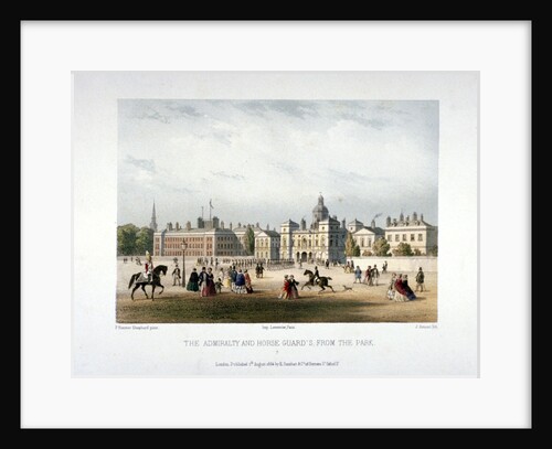 Admiralty and Horse Guards, Whitehall, Westminster, London by Jules Louis Arnout