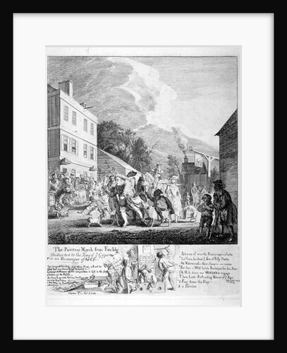 The painters march from Finchly... by Paul Sandby