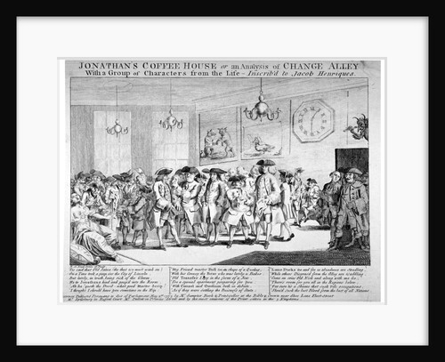 Jonathan's Coffee House, London by HO Neal