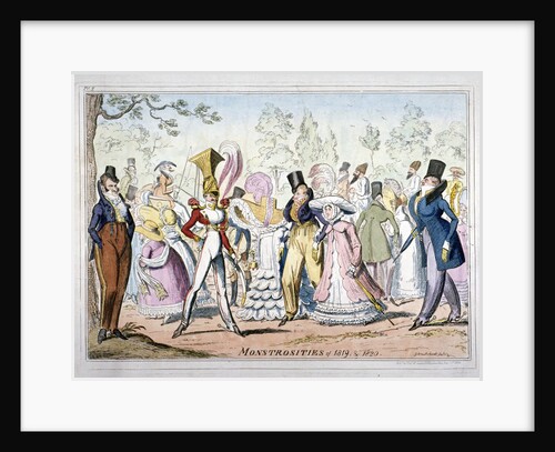Monstrosities of 1819, and 1820 by George Cruikshank