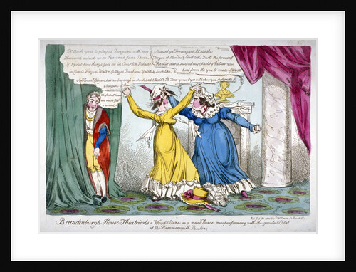 Queen Caroline and Mrs Wood by Anonymous