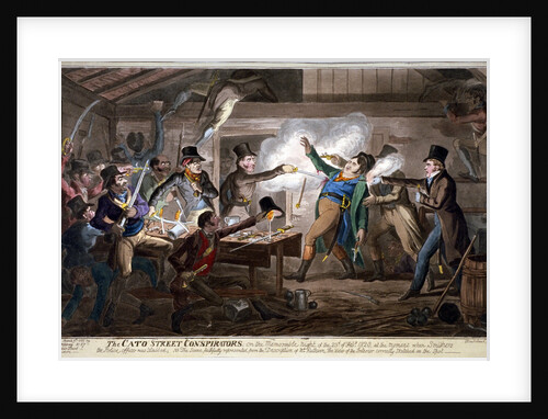 The Cato Street conspirators... by George Cruikshank