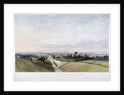 London and Croydon Railway, New Cross, Deptford, London by Edward Duncan