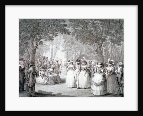 The garden of Carlton House, London, 1784 (1785) by Anonymous