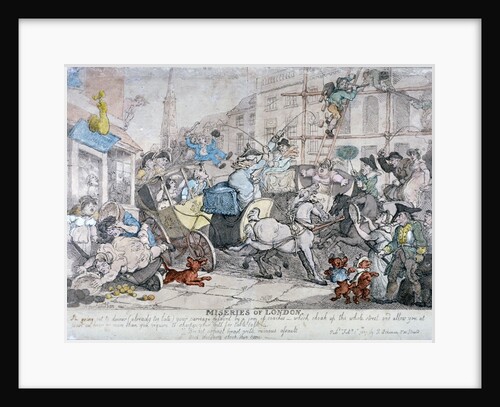 Miseries of London... by Thomas Rowlandson