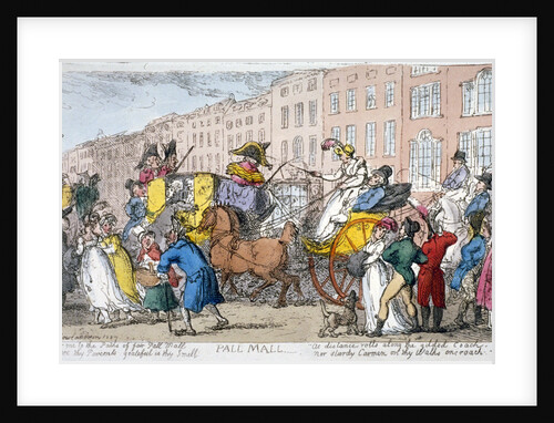 Pall Mall by Thomas Rowlandson