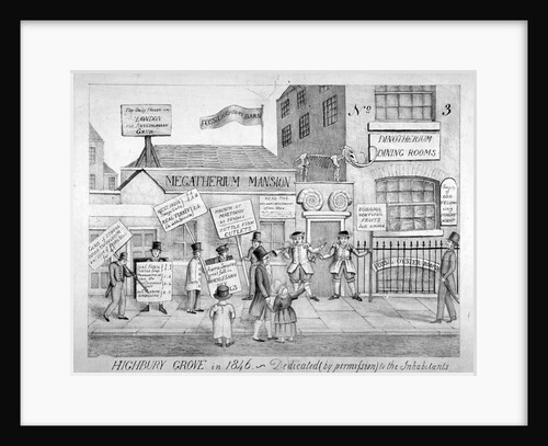 Highbury Grove in 1846 - Dedicated by permission to the inhabitants by Anonymous