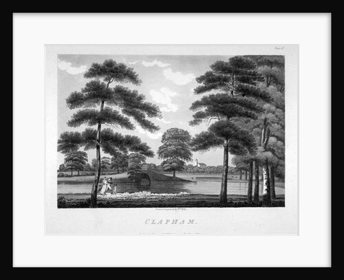 View of Clapham, London by William Ellis